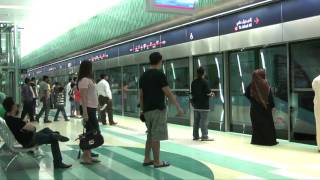 Dubai Metro in HD [upl. by Eadrahc]