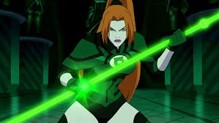 Laira  Fight Scenes  Green Lantern Emerald Knights [upl. by Agostino964]