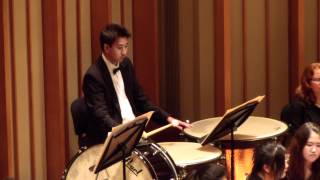 Timpani quotsymphony no9quot 4th by Dvorak [upl. by Marlow286]