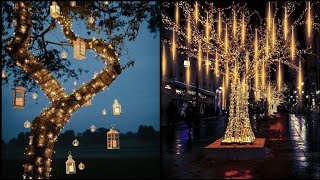 Aesthetic garden tree lights decoration collection [upl. by Flavian]