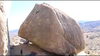 Bishop Bouldering Footprints V9 [upl. by Betz]