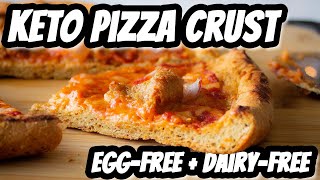 How to Make PIZZA CRUST KETO high protein no eggs no cauliflower and TASTES like REAL PIZZA [upl. by Eulaliah]