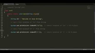IndexOf And LastIndexOf  String Function  Java Program [upl. by Casimire]