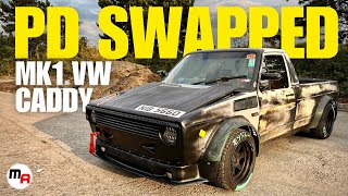 EPIC PD130 SWAPPED MK1 VW CADDY  TOTALLY BUILT NOT BOUGHT BUILD [upl. by Remos852]