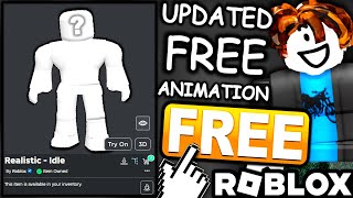 FREE SECRET REALISTIC ANIMATION BUNDLE HOW TO GET IT ROBLOX IS UPGRADING AVATAR ANIMATIONS [upl. by Ennaoj]