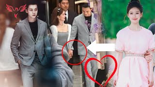 Zhao Lusi Publicly Holds Husbands Hand on the Street Newlywed Couples Beauzhaolusi williamchan [upl. by Aciretehs313]