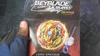 NEW BEYBLADE BURST PRO SERIES LORD SPRYZEN UNBOXING [upl. by Ewall]