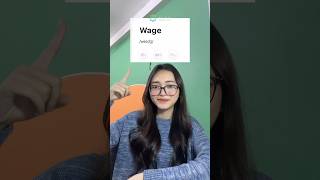 WAGE vs SALARY what’s the difference elsaspeak elsacommunity english learnenglish fyp [upl. by Knute]