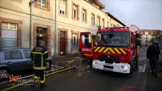 Feu dappartement à NeufBrisach [upl. by Fanchet]