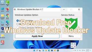 How to Disable Windows Update on Windows 10 Permanently  Update Blocker Free  2022  Windows 11 [upl. by Hedgcock]