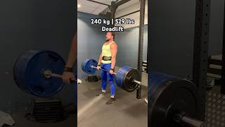 Strong deadlift Weight 240 lbs  529 lbs Shorts simonshqiptari [upl. by Hulen]