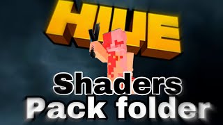 “The BEST Shaders for PvP MCPE  118 Hive pack folder [upl. by Mcmath]