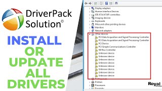 How to use Driverpack Solution Online  How to install drivers in Windows PC [upl. by Aivatra588]