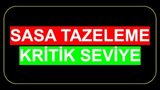 SASA Polyester Sanayi ASSASA TEKNİK VE TAKAS ANALİZİ borsa bist100 hisse borsaistanbul sasa [upl. by Amikay868]