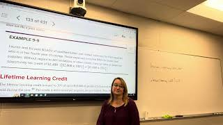 Income Tax Accounting Fall 2024 chapter 9 tax credits LO93 education credits [upl. by Eiahpets]