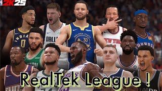 RealTek League  NBA2K25 Modern Era [upl. by Neom]