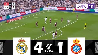 Real Madrid vs RCD Espanyol 41  LaLiga 202425  Match Highlights [upl. by Nylaret913]