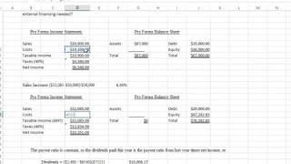 Finance Class External Financing Problem  Dividend Paid [upl. by Negam]