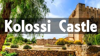 KOLOSSI CASTLE CYPRUS Things to do in Cyprus [upl. by Hightower]