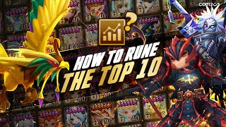 How to Rune the Top 10 Nat 5s Chosen by New Players [upl. by Remark]