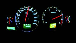 Volvo V70 D5 24 diesel  0200 kmh acceleration [upl. by Weasner490]