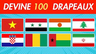 Devine le Drapeau 🌍  100 Pays 4 Niveaux  Quiz de Géographie [upl. by Claribel679]