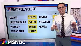 Kornacki breaks down when to expect election results [upl. by Queenie]