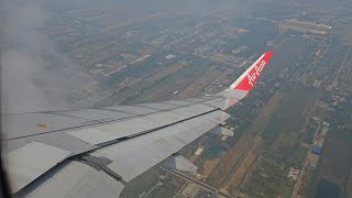 4K Thai AirAsia A320 Landing at Don Maueng Airport from Phnom Penh 2023 HSBBO [upl. by Timoteo98]