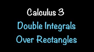 Calculus 3 Double Integrals Over Rectangles Video 19  Math with Professor V [upl. by Ivanna]