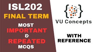 Isl202 Final Term Preparation 2024  Isl202 Final Term Current Paper [upl. by Stratton]