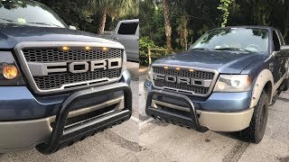 How To Install Ford Raptor Grille on a 20042008 F150 HOW TO SPLICE INCLUDED [upl. by Isbel]