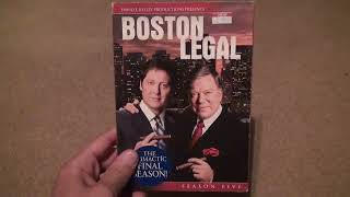 Boston Legal Season 5 Scratched DVD Unboxing [upl. by Ainoval160]