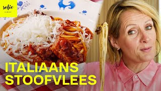 Supersnel Italiaans Stoofvlees met Pasta in 35 Minuten I Sofie Dumont [upl. by Coats815]