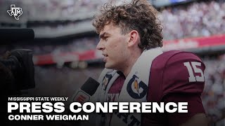 Mississippi State Week Press Conference Conner Weigman [upl. by Gaillard]