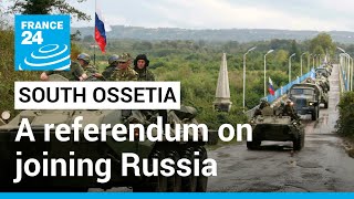 Georgias separatist South Ossetia region to hold referendum on joining Russia • FRANCE 24 English [upl. by Sussna495]