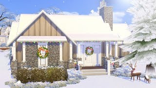 MAGICAL HOLIDAY FAMILY HOME  The Sims 4 Speed Build [upl. by Jonette]