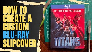 How To Create A Custom BluRay Slipcover Tutorial [upl. by Eceirehs]