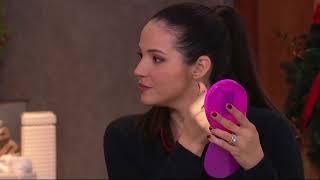 Floxite 5X Magnifying Lighted Mini Home and Travel Mirror on QVC [upl. by Llerrem]