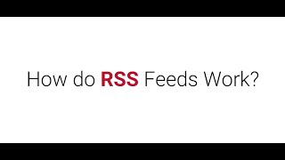 How do RSS feeds work [upl. by Ffirahs917]