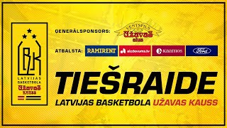 Latvijas Basketbola Užavas Kauss  OC Limbaži  BK SiguldaElvi [upl. by Airreis]