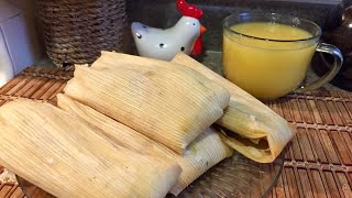 TAMALES VERDES DE POLLO CON MASECA Y ACEITE [upl. by Charmane]