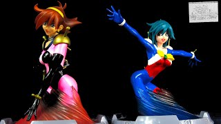 Banpresto Mobile Fighter G Gundam Allenby And Rain Anime Figure  Hodge Podge Review [upl. by Ainehta]