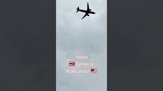 Airasia  AK841 Pattaya to Kuala Lumpur [upl. by Alyhs558]