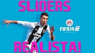 FIFA 192021222324  modificando os sliders para deixar o jogo mais real [upl. by Freya406]