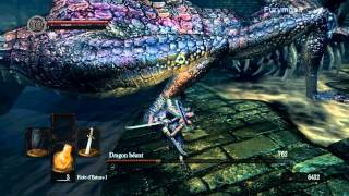 Dark Souls Walkthrough HD FR Part 15  Le Dragon Béant [upl. by Roanne459]