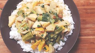 THAJSKÉ CURRY  RECEPT  VEGAN [upl. by Mariellen]