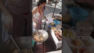 Pad Thai The most famous Thai food in the world Bangkok street food Thailand [upl. by Hailed778]