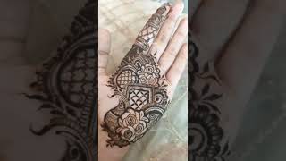 Non Bridal mehendi design🌷🌿 highlightseveryone hennaartist mehendiartist sreemongal [upl. by Eenyaj]