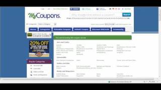 How To Use Online Coupons and Coupon Codes  MyCouponscom [upl. by Dustan]