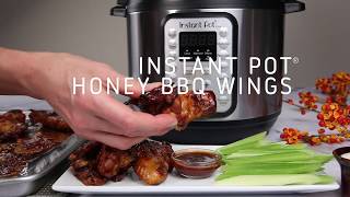 Instant Pot Honey BBQ Wings [upl. by Suravaj]